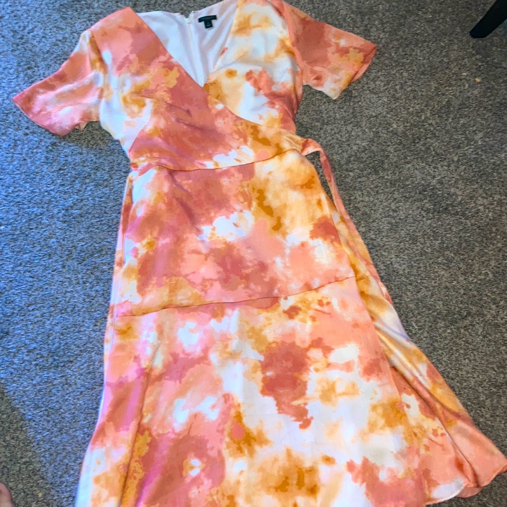 Ann Taylor Dress Size 14 Multicolor